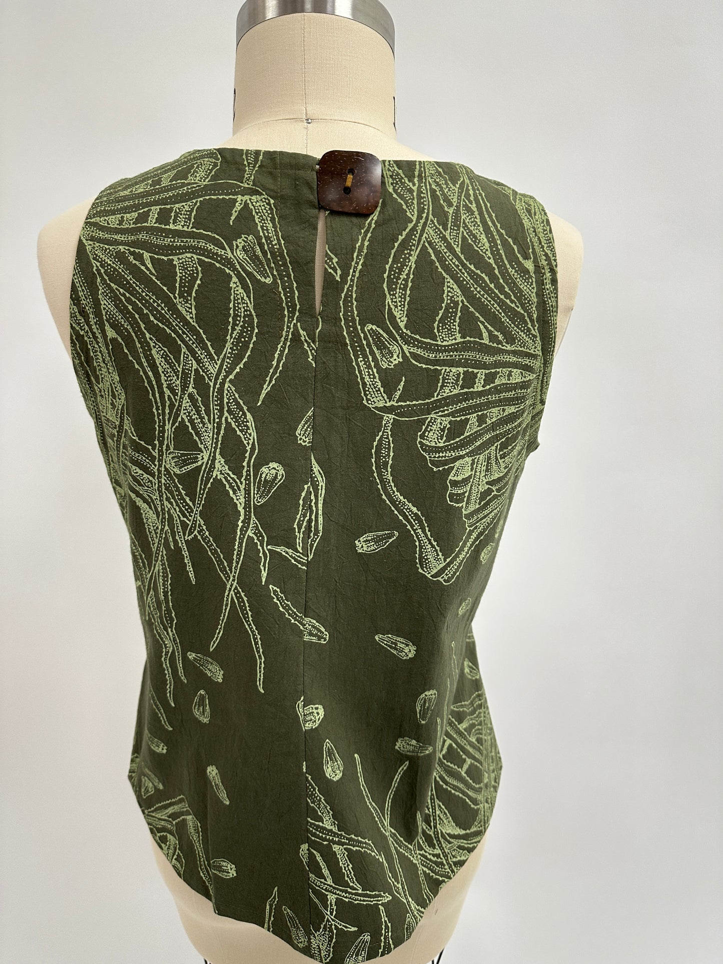 Vogue Blouse |Hala | Green on Green
