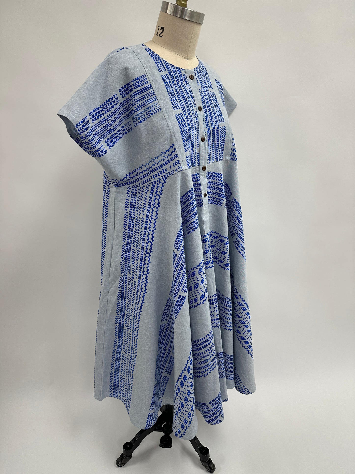 Nu Dress l Ohe Kapala | Blue on Light Blue