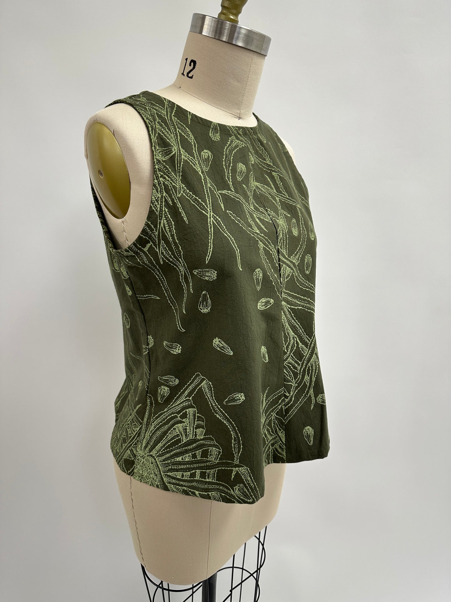 Vogue Blouse |Hala | Green on Green