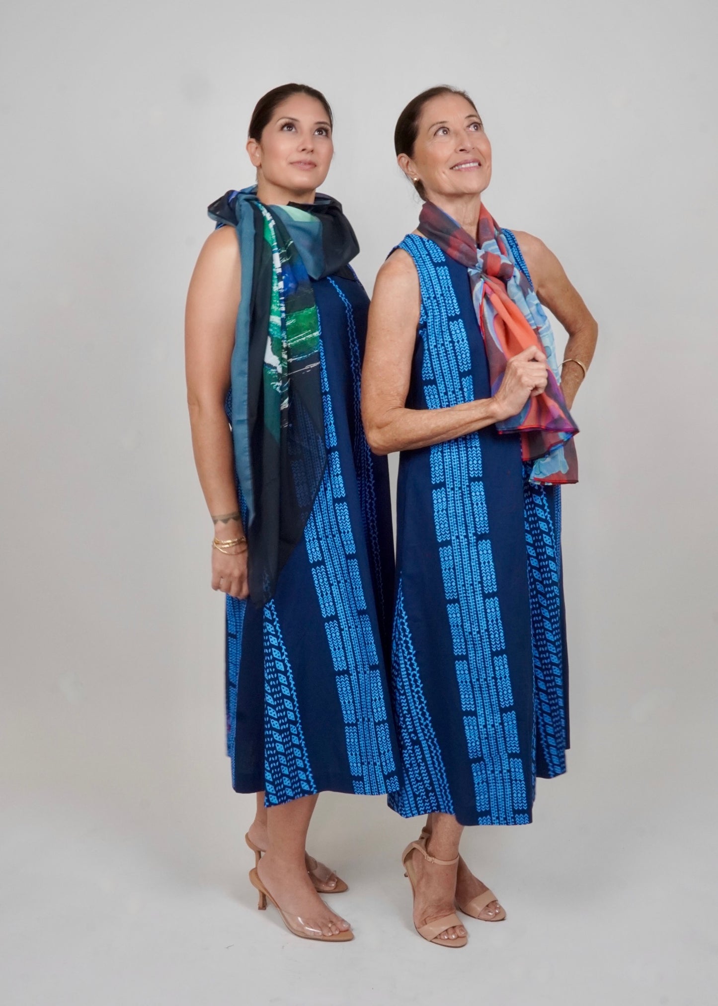 Vogue Dress | Ohe Kapala | Blue on Blue
