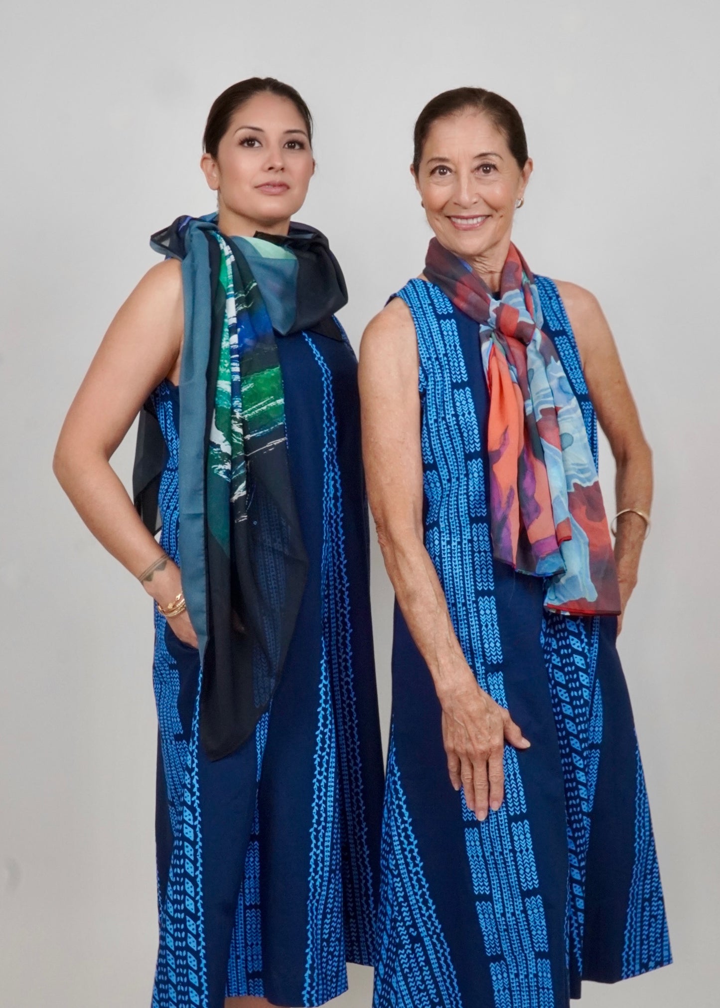 Vogue Dress | Ohe Kapala | Blue on Blue