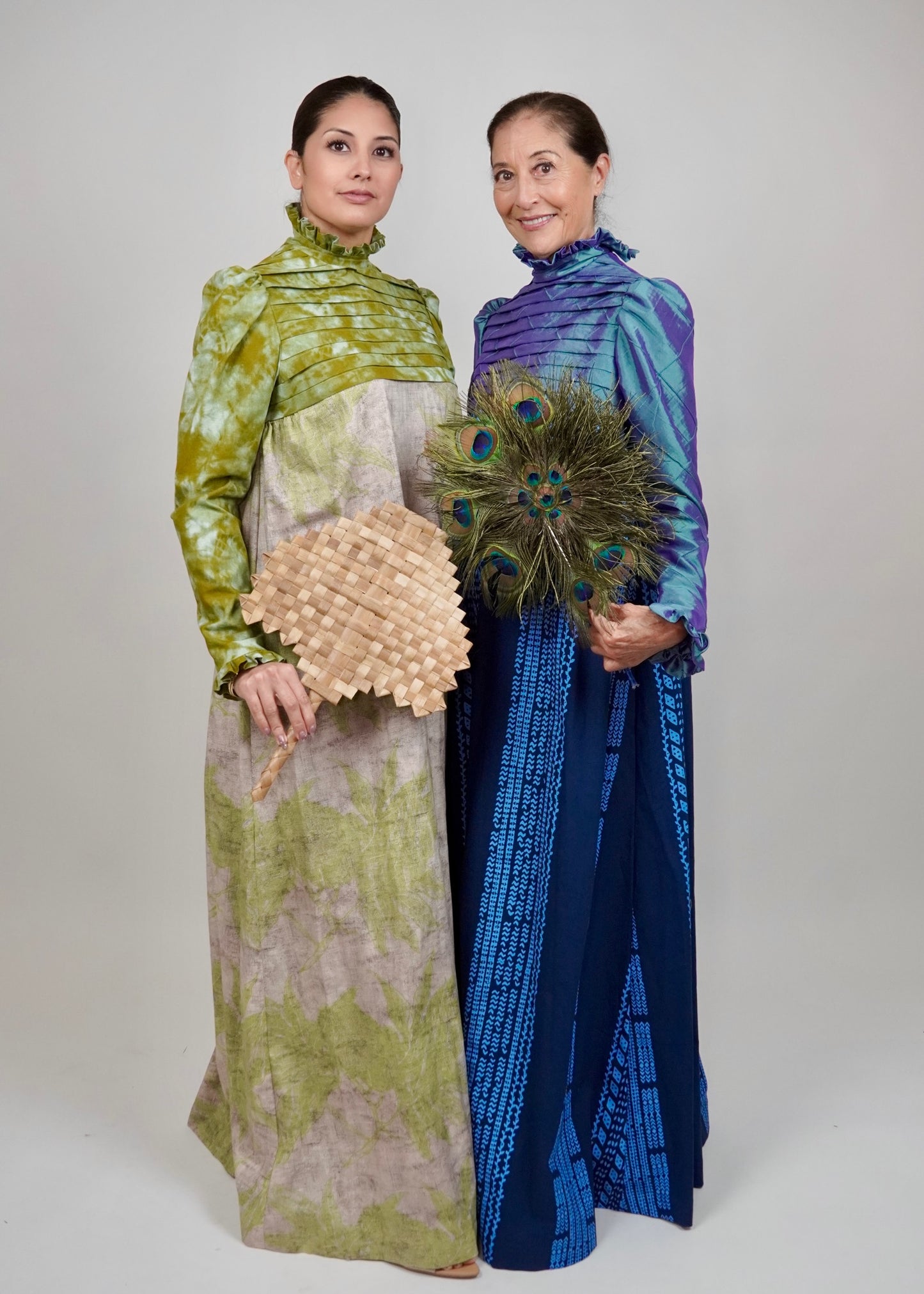 Mahela |Ulu| Green on Chalk & Charcoal