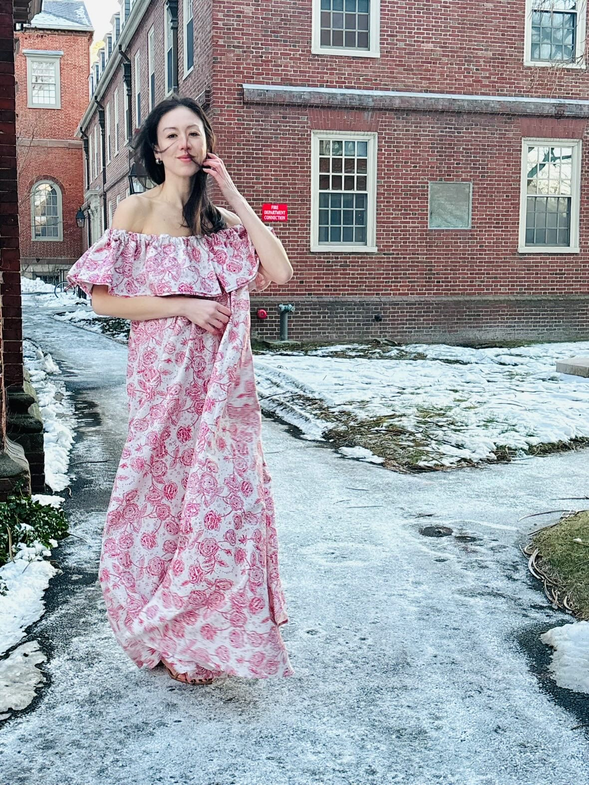 Papalina | Glitter Lokelani | Red on Print