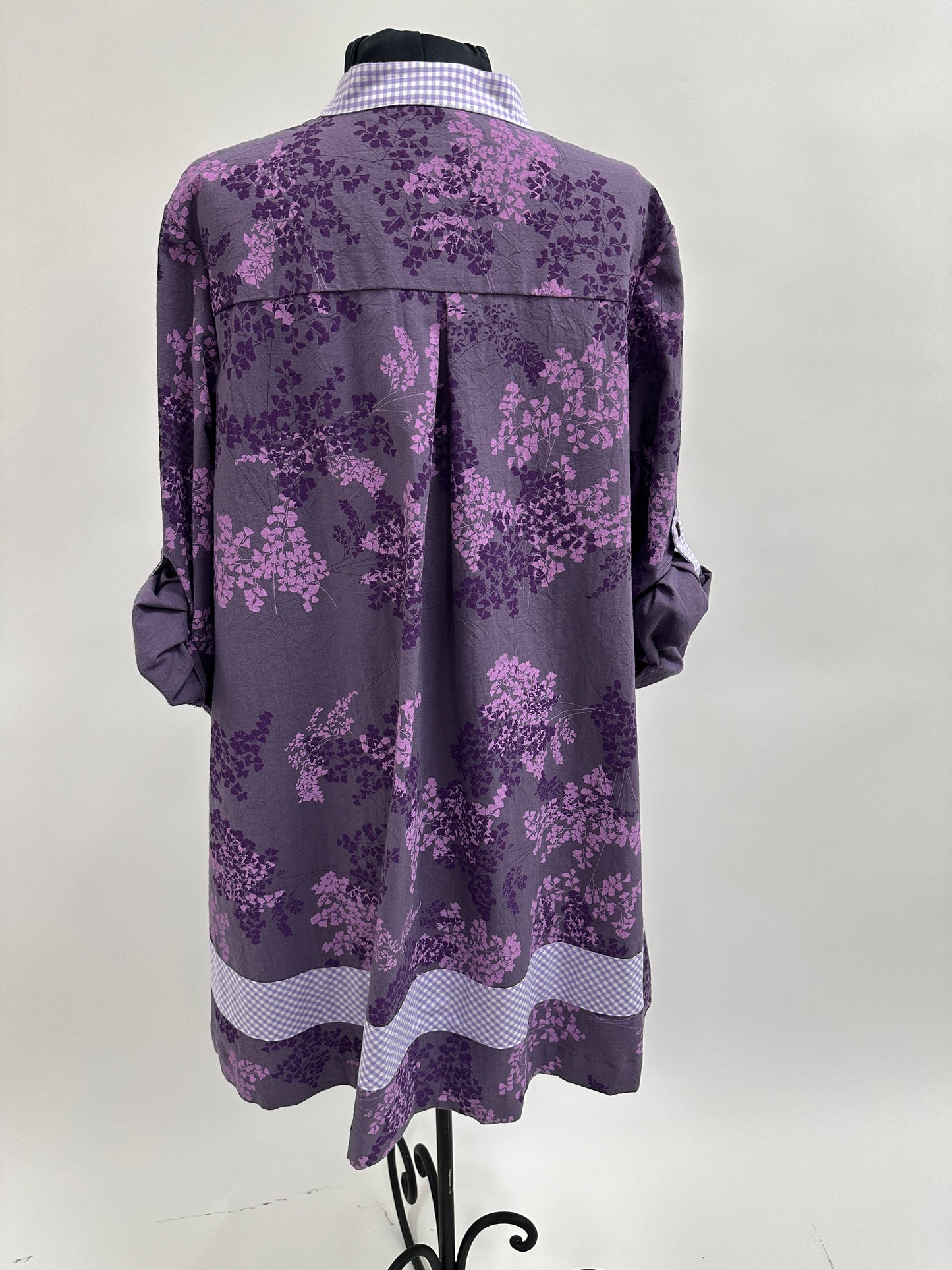 Sky Dress |Iwa'iwa | Lavendar on Purple