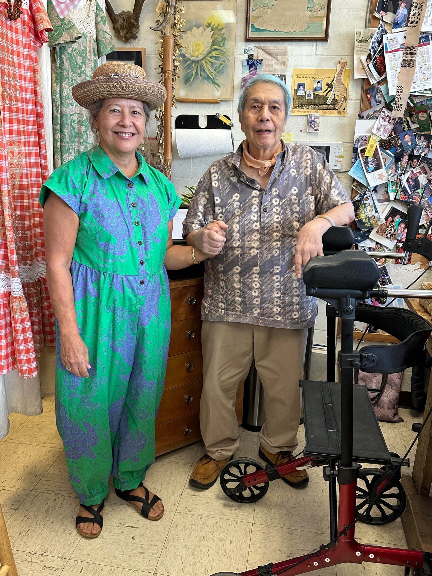 Amelia Romper | Honu | Periwinkle on Fern