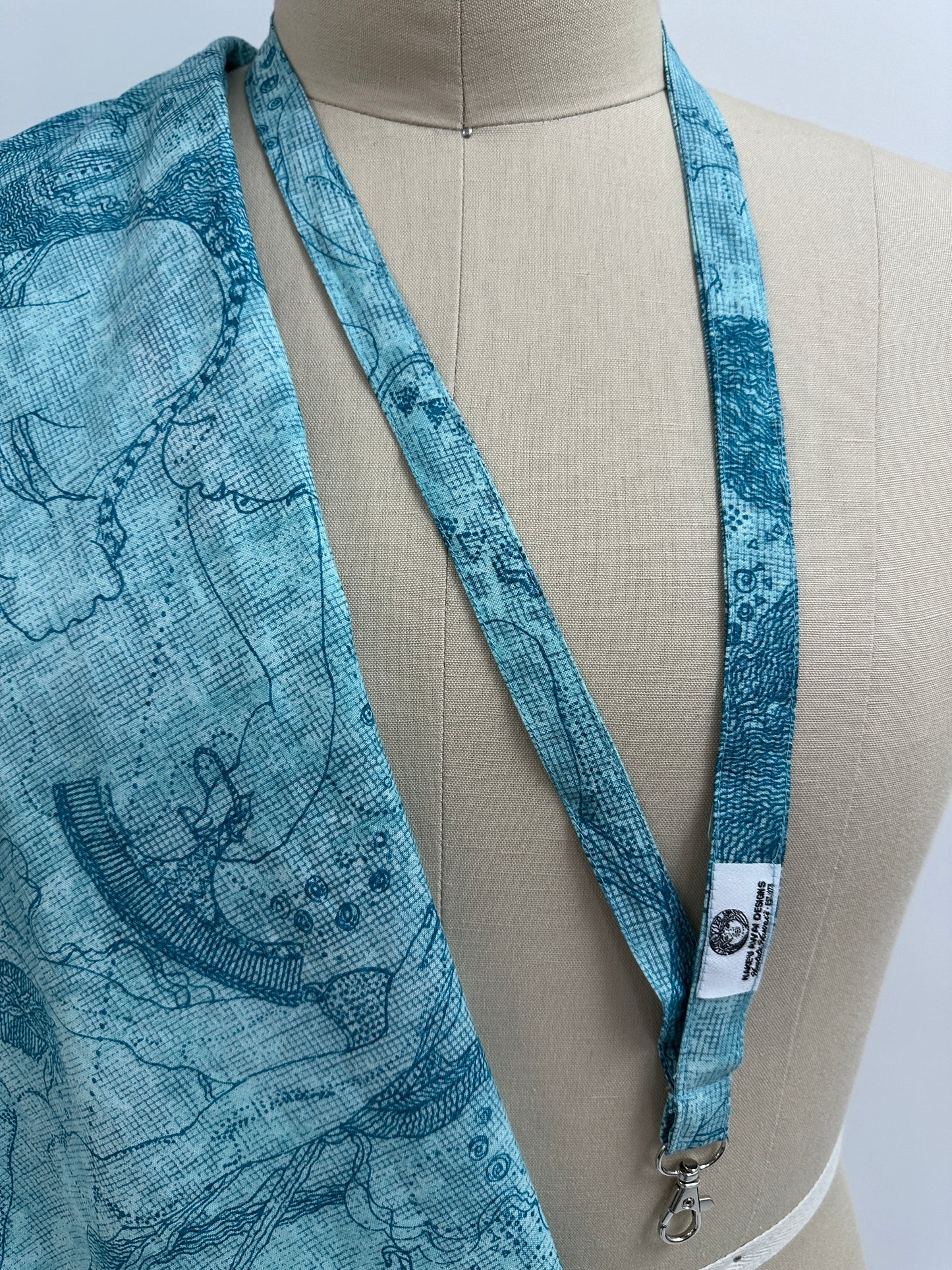 Lanyard | Sea Dreams | Teal on Teal