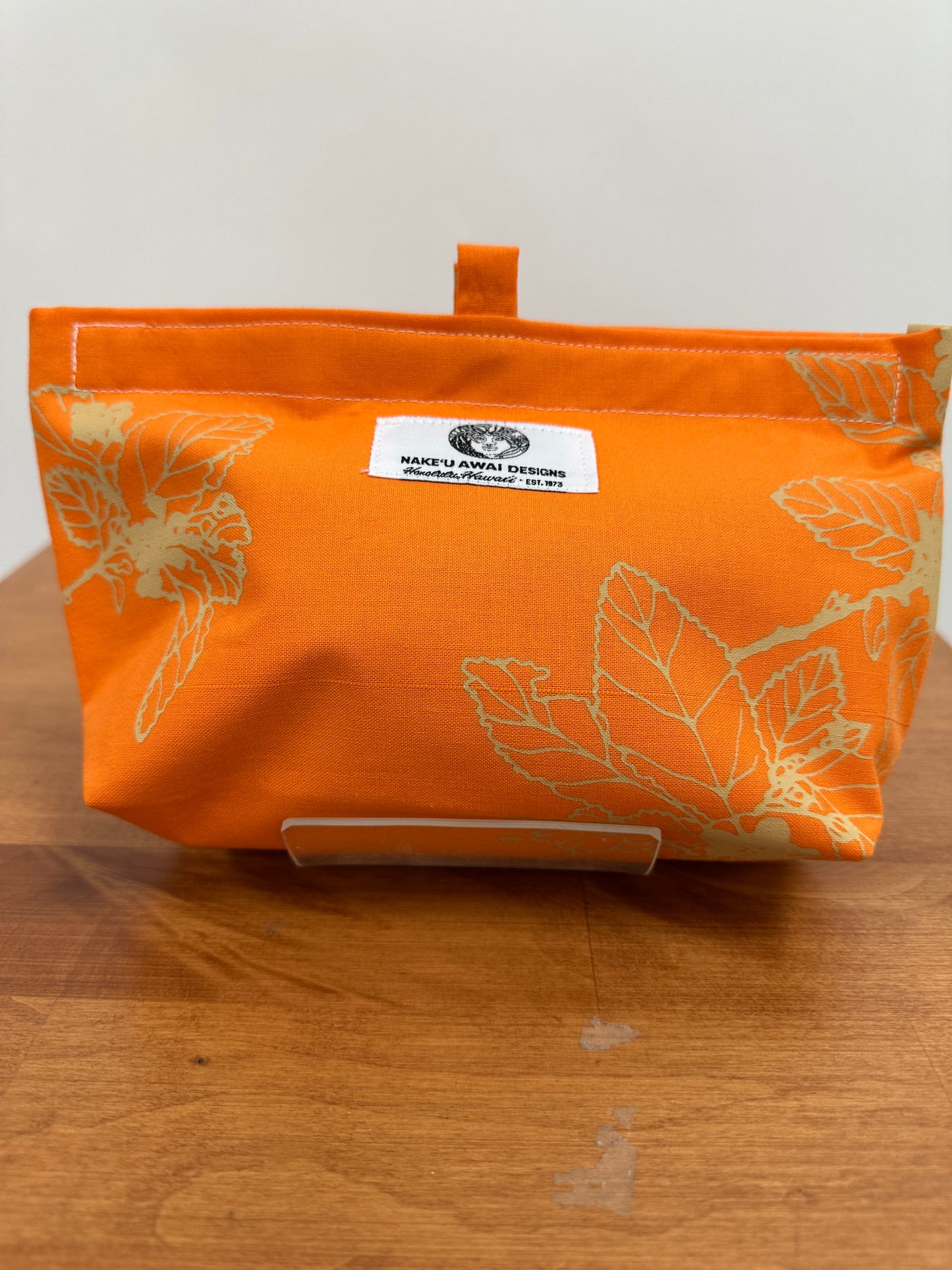 Nake'u pouch | Ilima | Sage on Orange