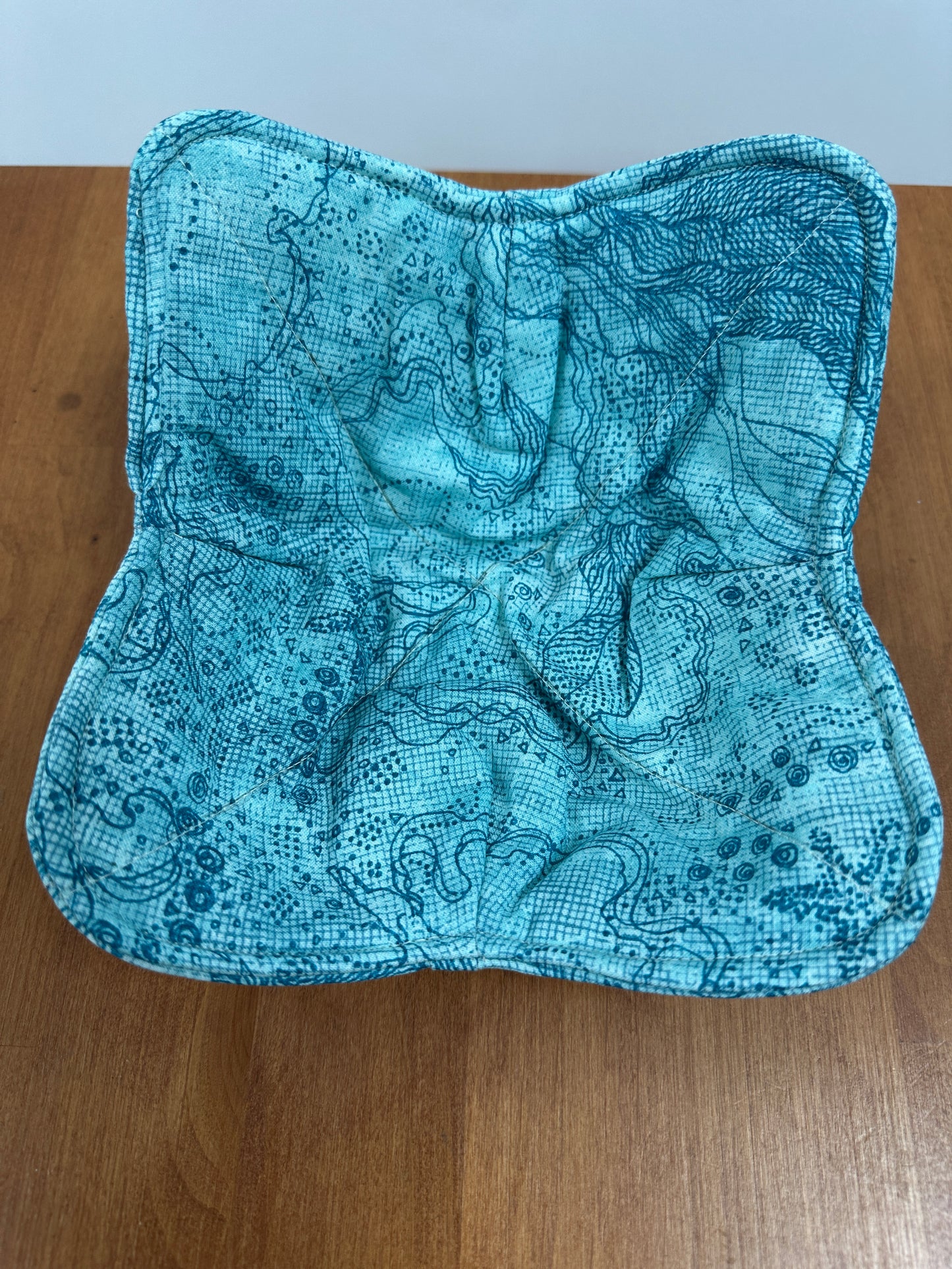 Bowl Coozie | Sea Dreams | Teal on Teal