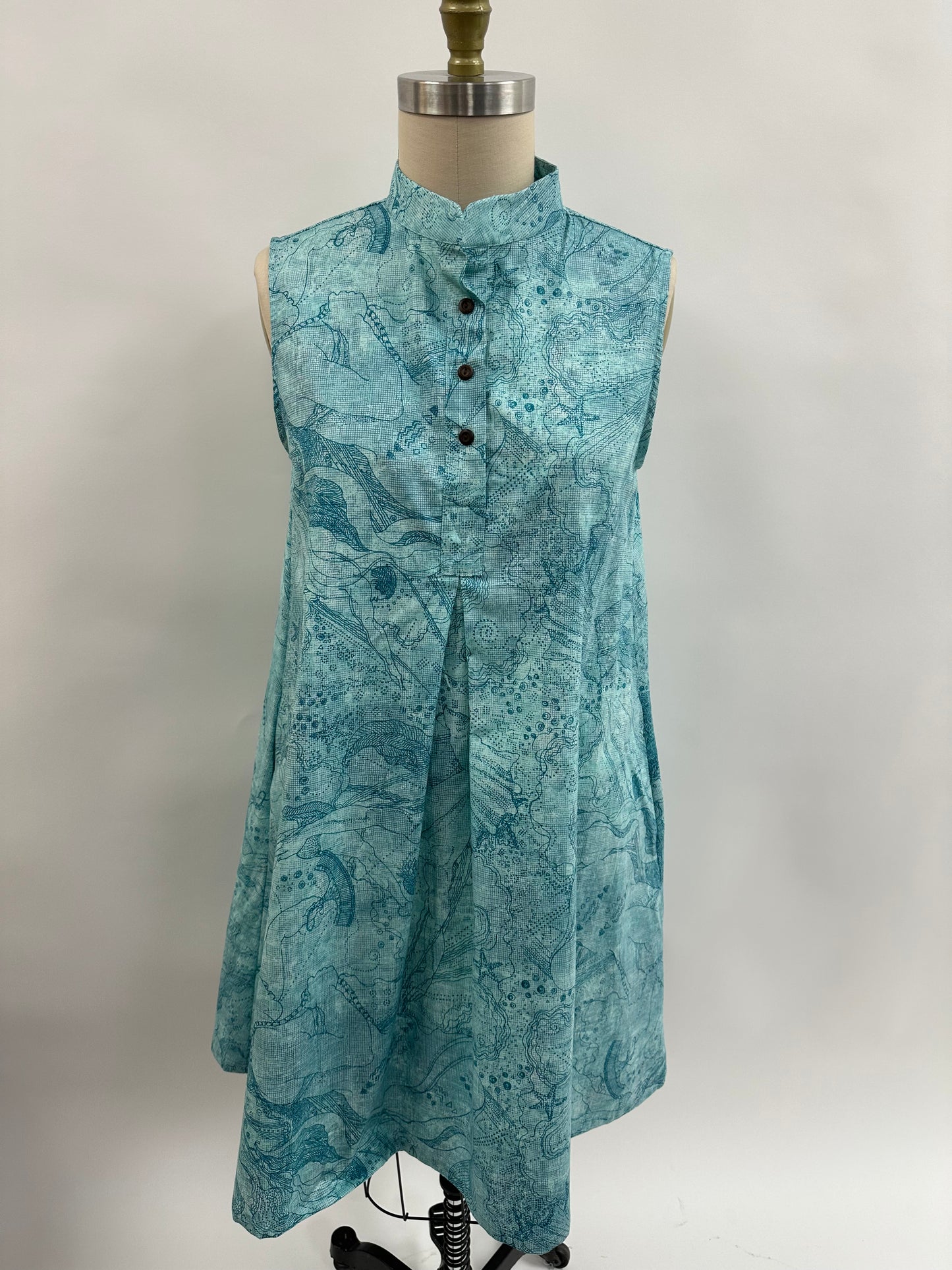 Kāʻilihiwa Dress | Sea Dreams | Teal on Teal