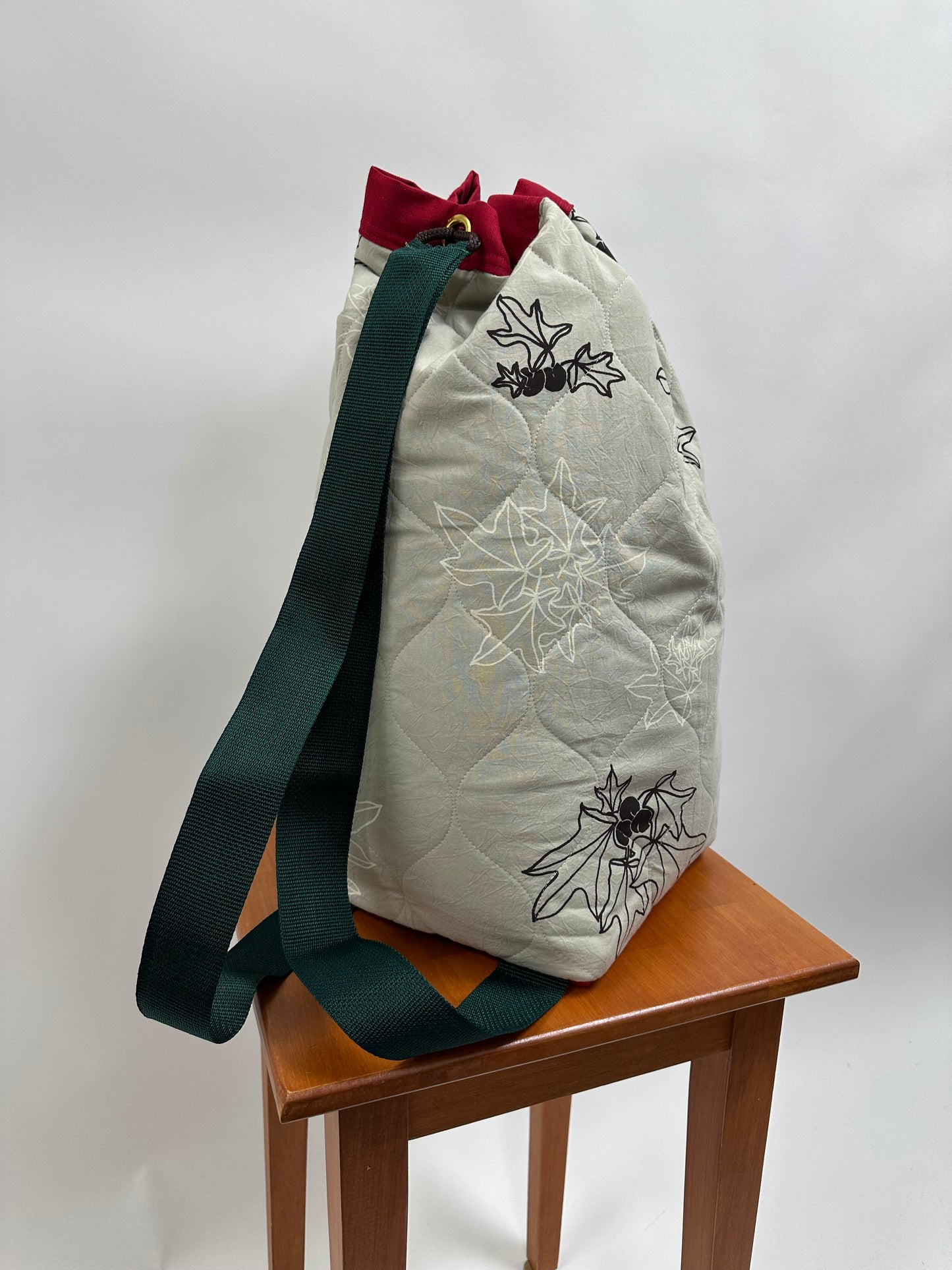Hula Bag | Kukui | Brown-n-white on Silver Grey