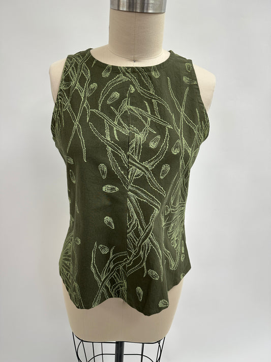 Vogue Blouse |Hala | Green on Green