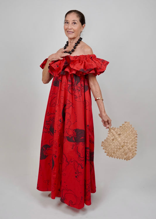 Papalina | Dream Ladies | Black on Red