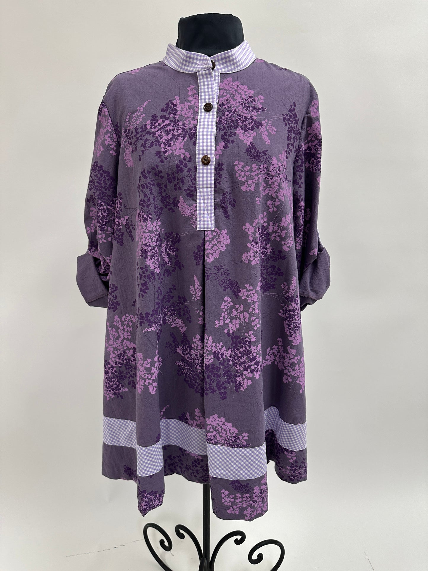 Sky Dress |Iwa'iwa | Lavendar on Purple
