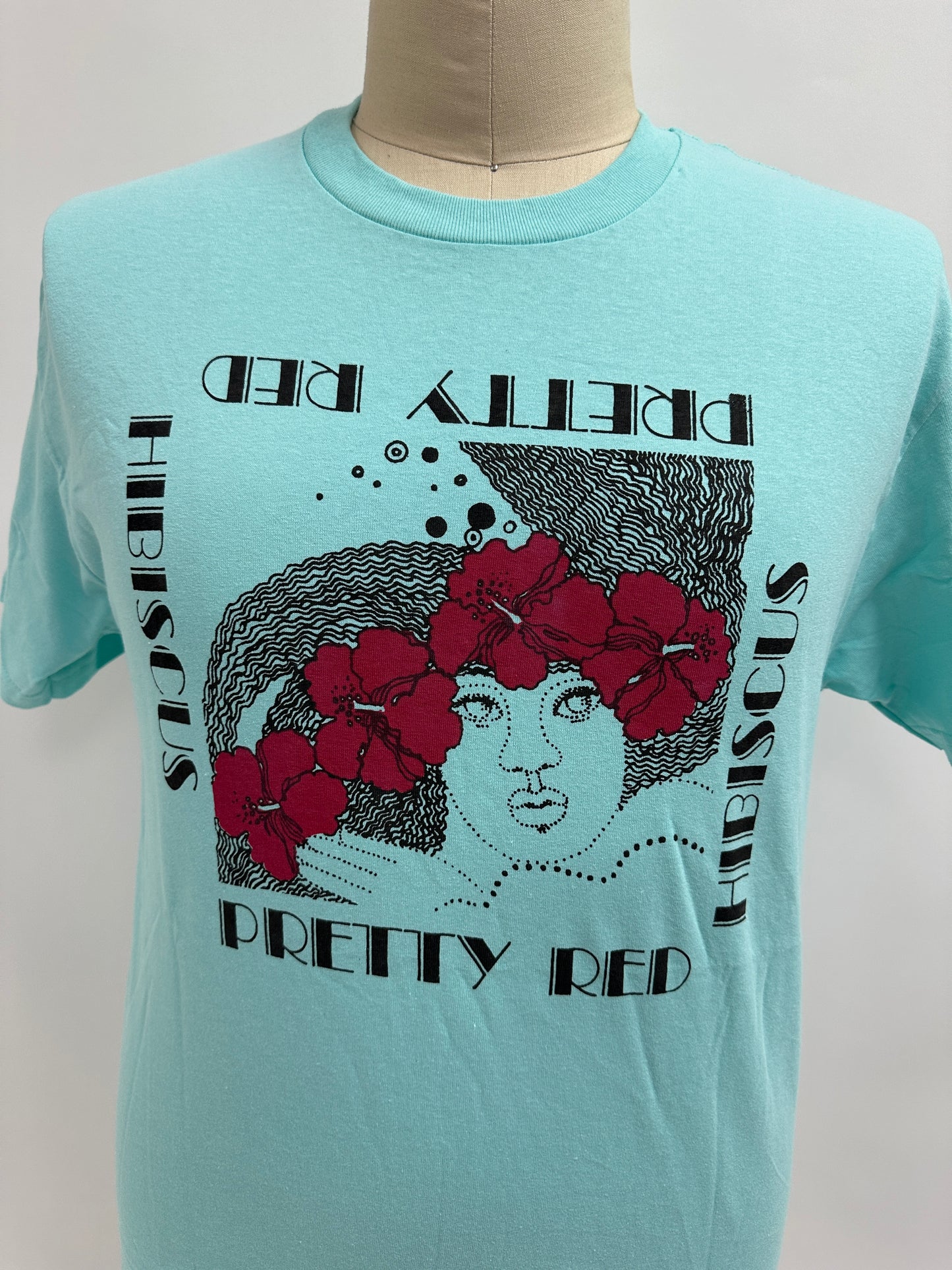 Celadon Hibiscus Tee