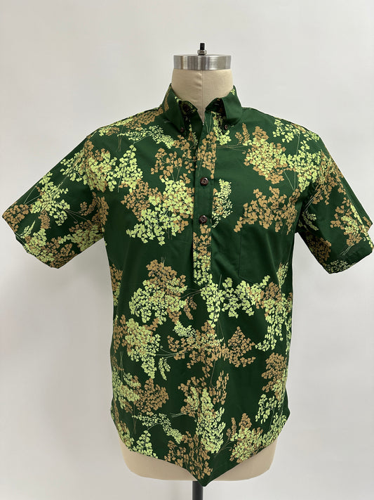 Pull Over Aloha Shirt | Iwa'iwa | Honey and Honeydew on Hunter
