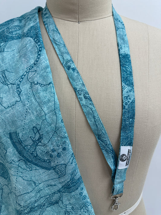 Lanyard | Sea Dreams | Teal on Teal