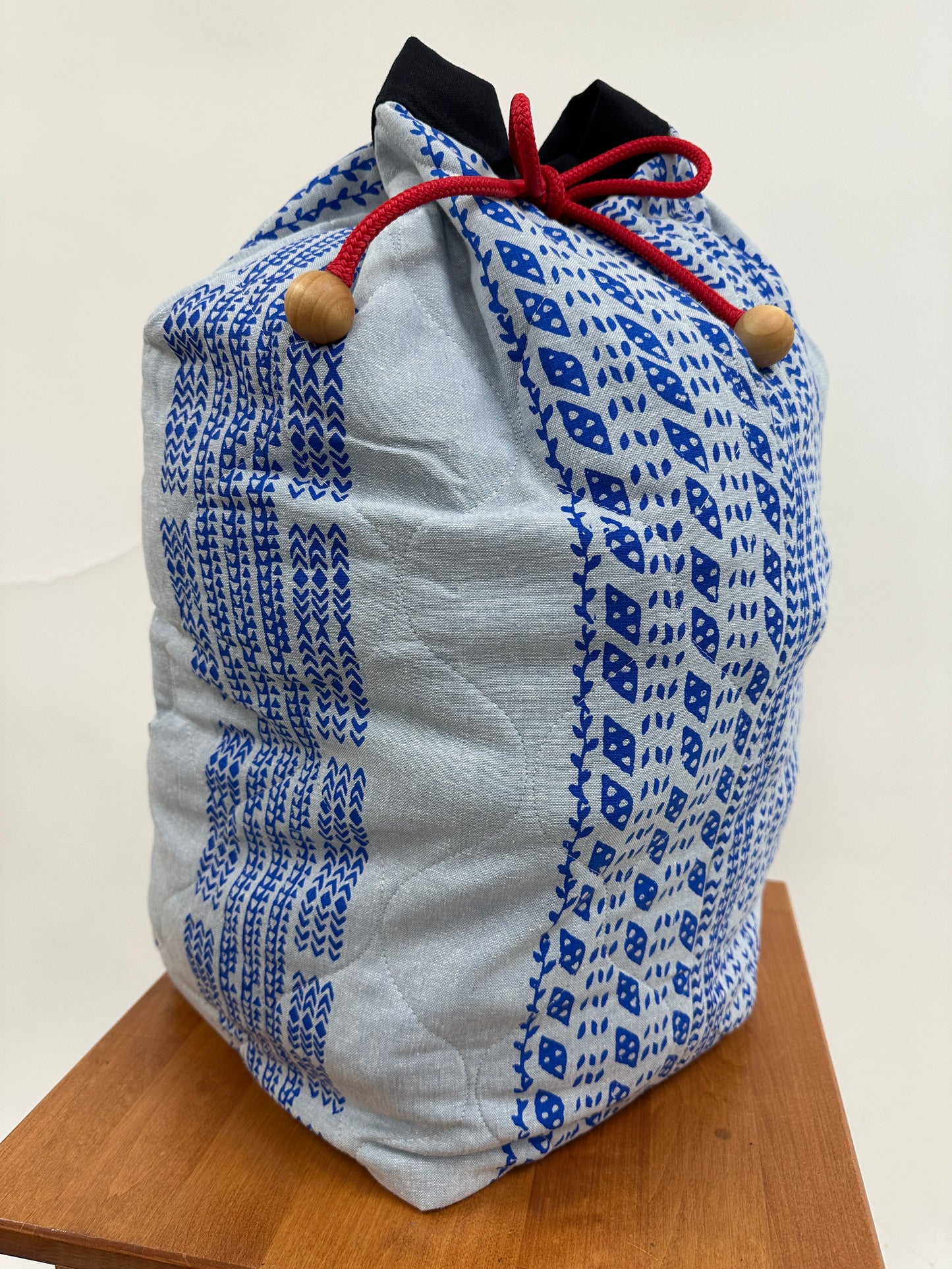 Hula Bag | Ohe Kapala | Blue on Light Blue