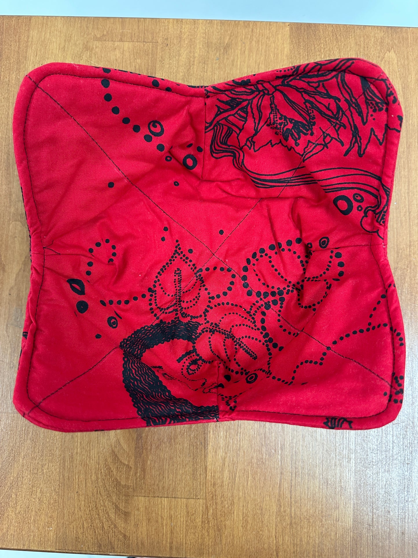 Bowl Coozie | Dream Ladies | Black on Red