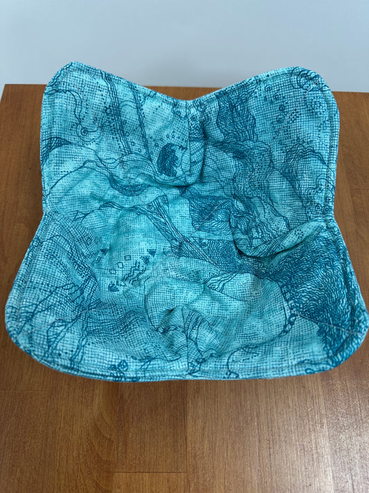 Bowl Coozie |  | Sea Dreams | Teal on Teal