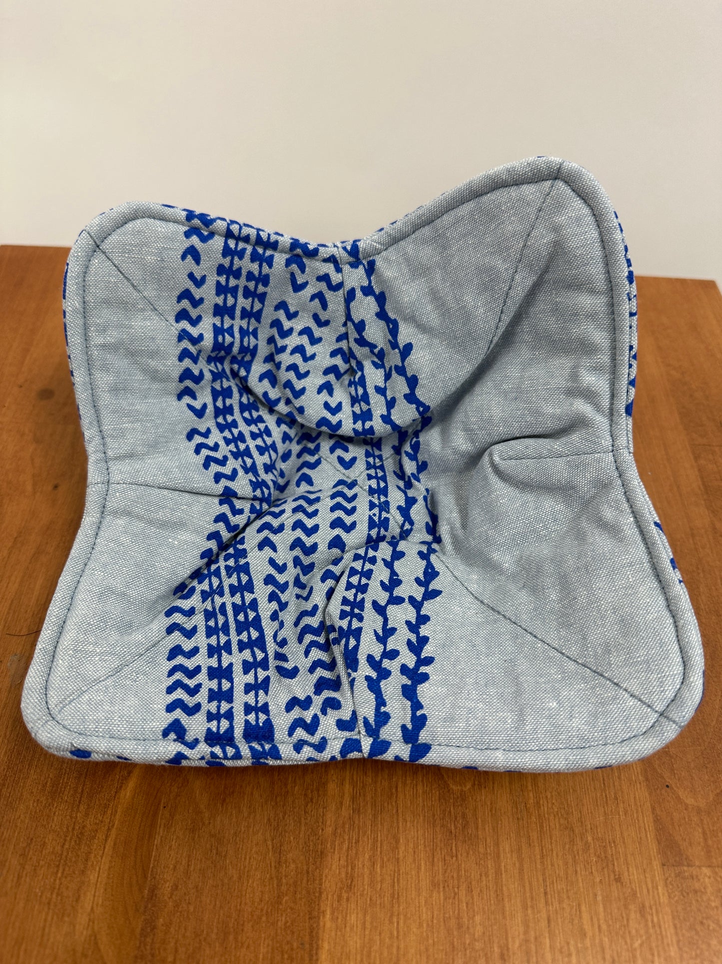 Bowl Coozie |  | Ohe Kapala | Blue on Light Blue