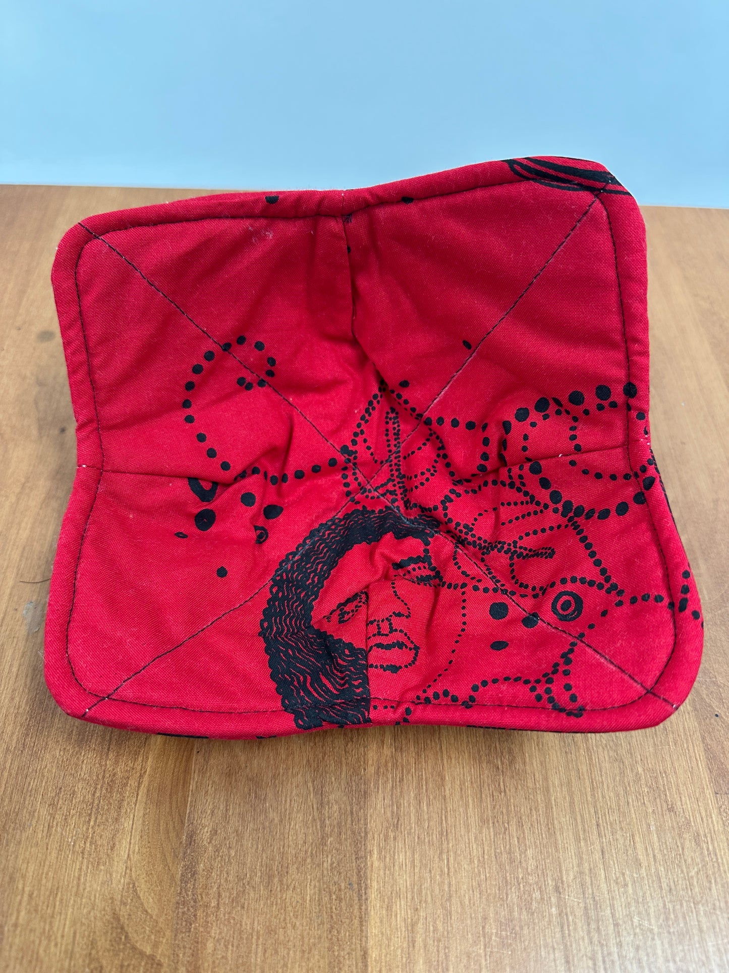 Bowl Coozie | Dream Ladies | Black on Red