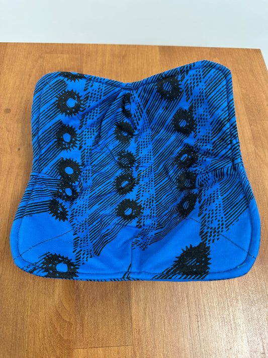 Bowl Coozie |  Wana Ohe Kapala | Black on Blue