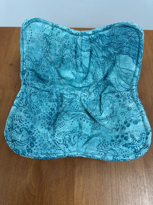 Bowl Coozie |  Sea Dreams | Teal on Teal