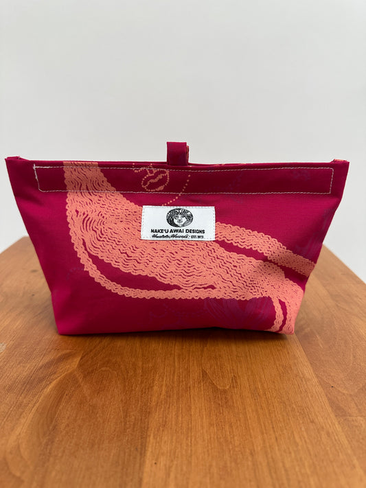 Nake'u pouch | Dream Ladies | Peach on Fuschia