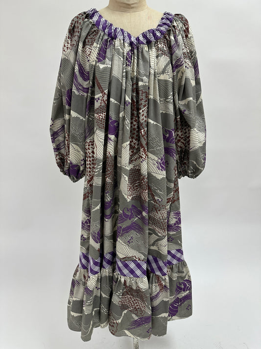 Godiva | Fans & Shells on Whales | Brown & Hibiscus on Grey
