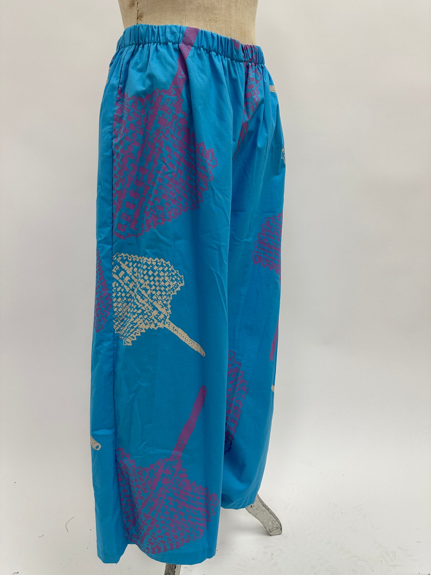 Culottes | Lauhala Fans | Parchment and Corsage on Turquoise