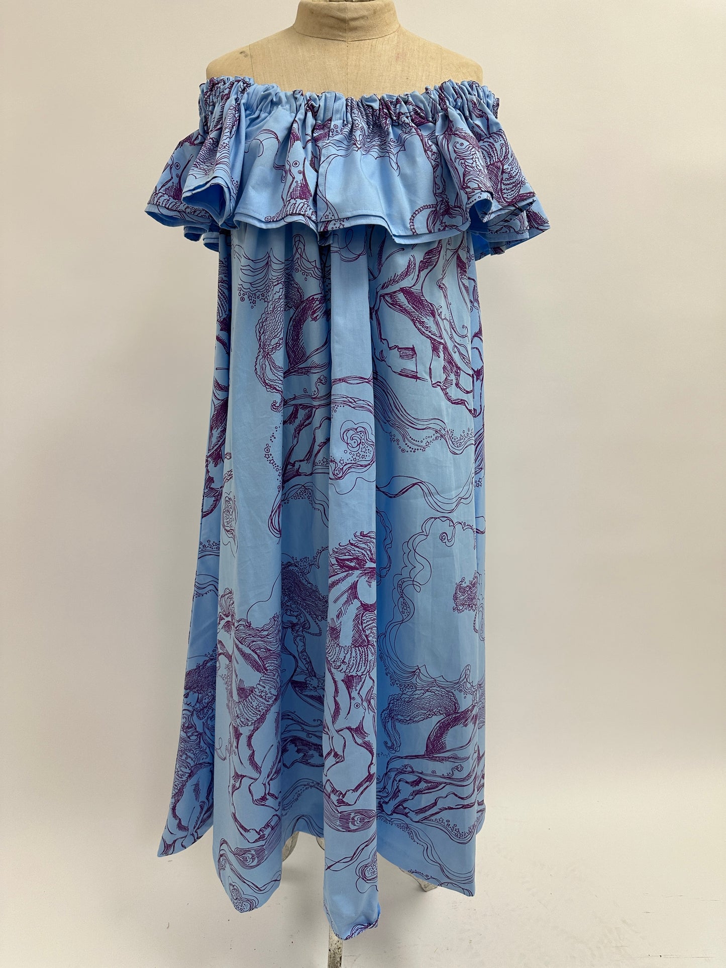 Papalina | Ka'iulani on Horseback | Dark Violet on Prairie Sky