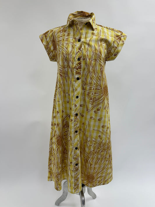 Brook | Hala | Brown on Yellow Palaka
