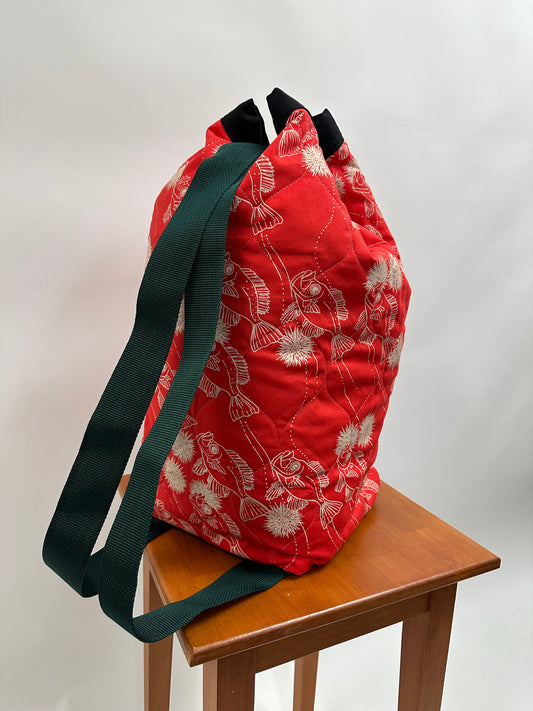 Hula Bag | Aweoweo | Creme on Salmon