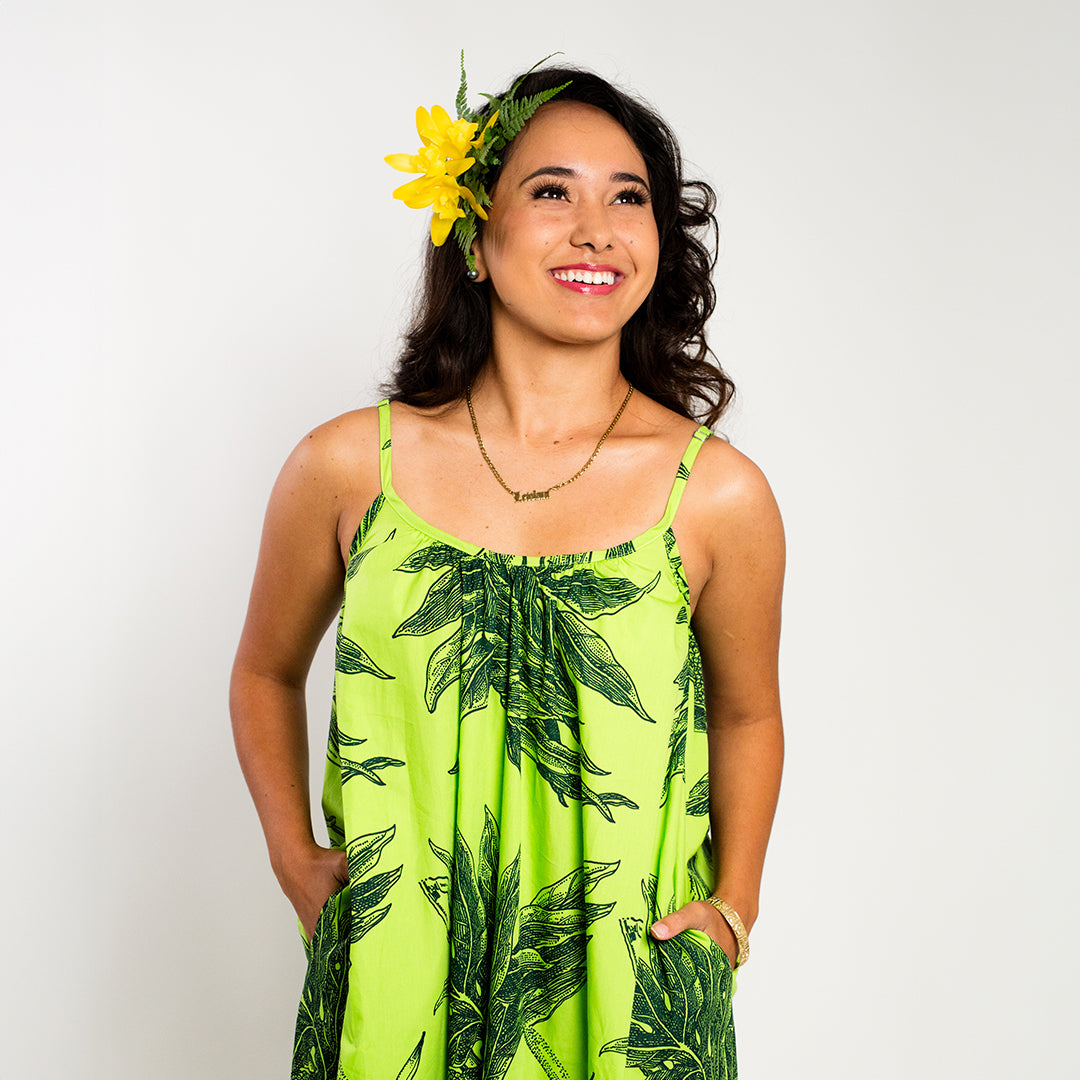 Maxi Dress | Ulu | Green on Green