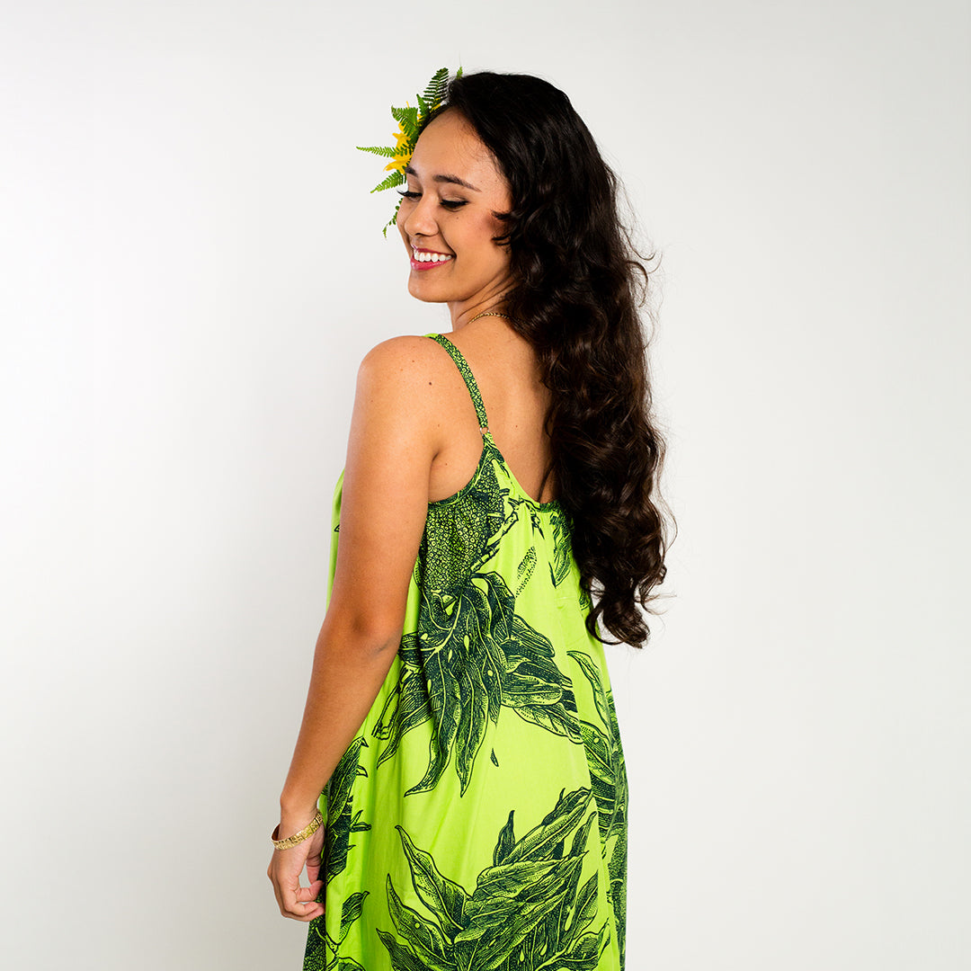 Maxi Dress | Ulu | Green on Green