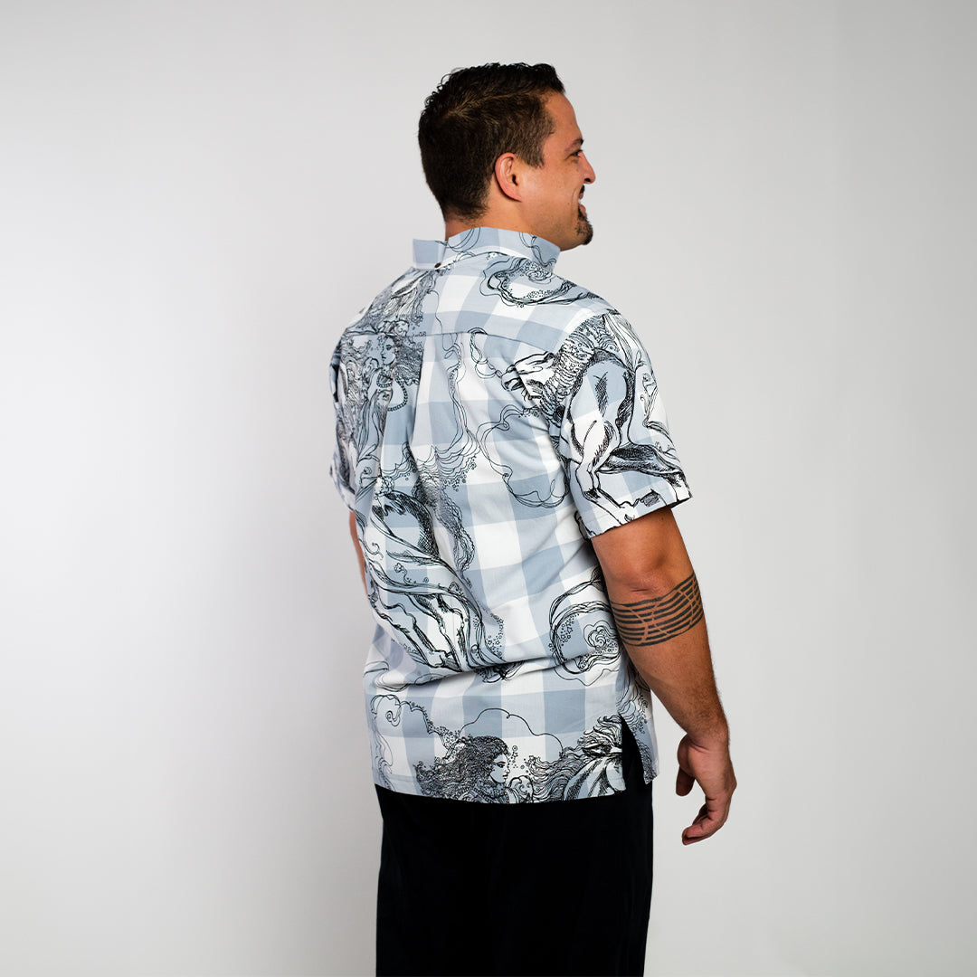 Pull Over Aloha Shirt | Kaʻiulani on Horseback